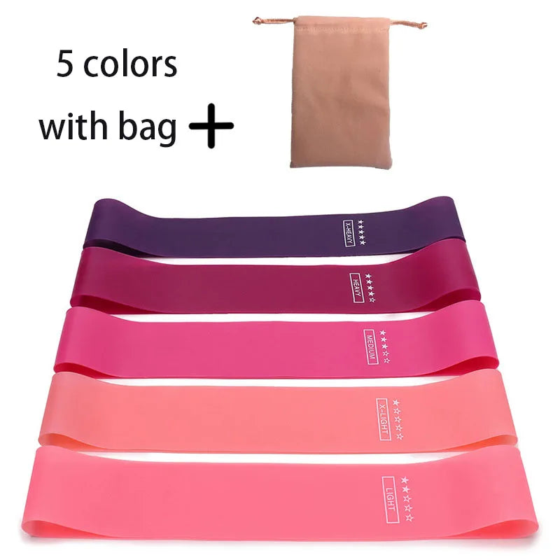 EliteFlex 5Pcs Yoga Resistance Bands Set ATHLEXES