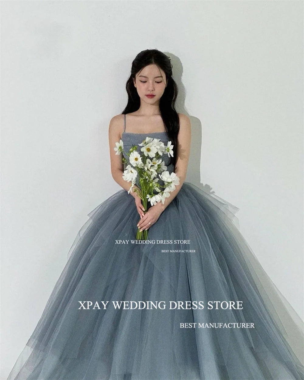 Enchanted Blue Fairy Tulle Prom Gown ATHLEXES