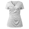 Chic Dot Nursing Tee for Moms Plus Size S-2XL ATHLEXES