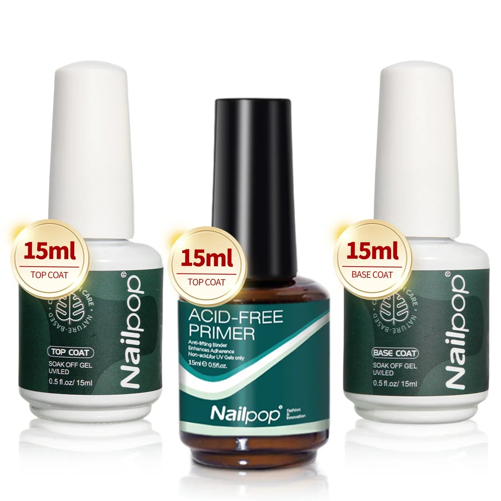 Nailpop Acid-Free Nail Prep & Dehydrator Set ATHLEXES