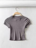 Summer Sexy O-neck Crop Top for Women ATHLEXES