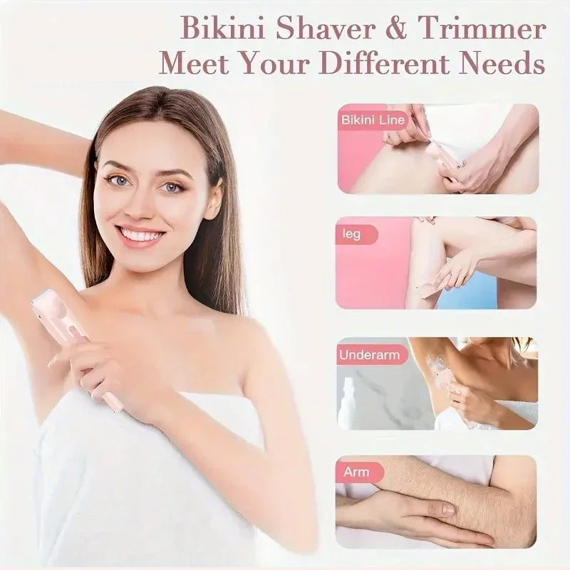 SilkSmooth Rechargeable Women's Electric Shaver ATHLEXES
