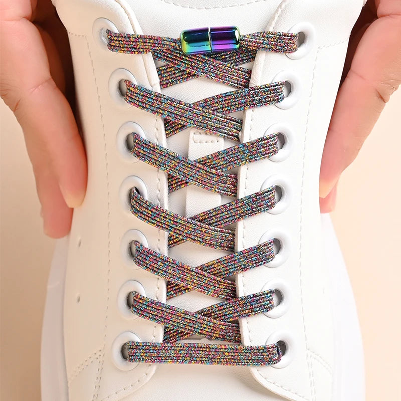 Colorful No Tie Elastic Shoe Laces for All Ages ATHLEXES