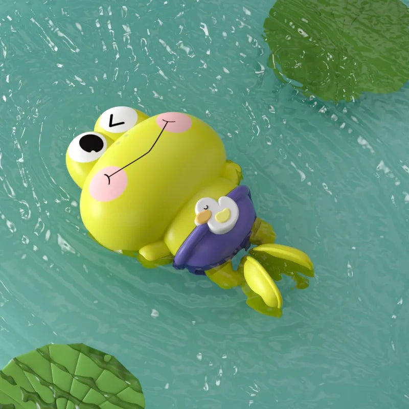 Clockwork Floating Frog Bath Toys ATHLEXES