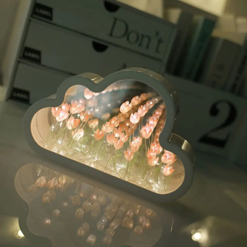 TulipGlow Handmade Night Light Lamp ATHLEXES