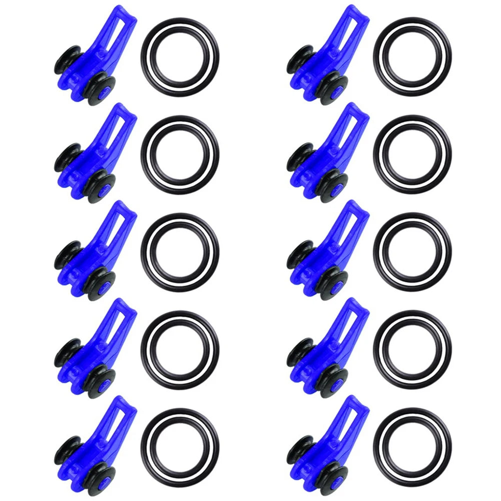 10pcs Premium Bait Keeper with Rubber Rings for Fishing ATHLEXES