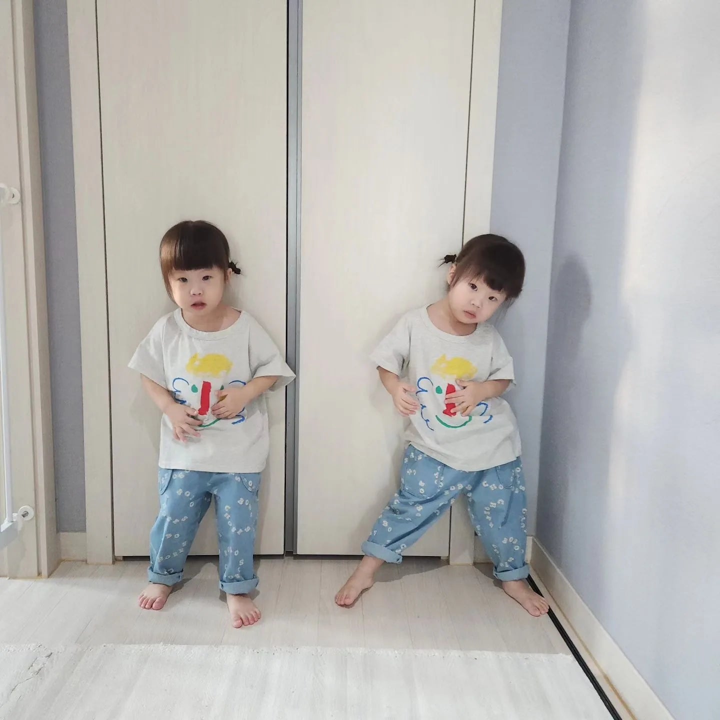 Korean Cotton Cartoon Tees for Kids 2025 Summer Collection ATHLEXES