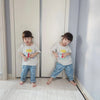 Korean Cotton Cartoon Tees for Kids 2025 Summer Collection ATHLEXES