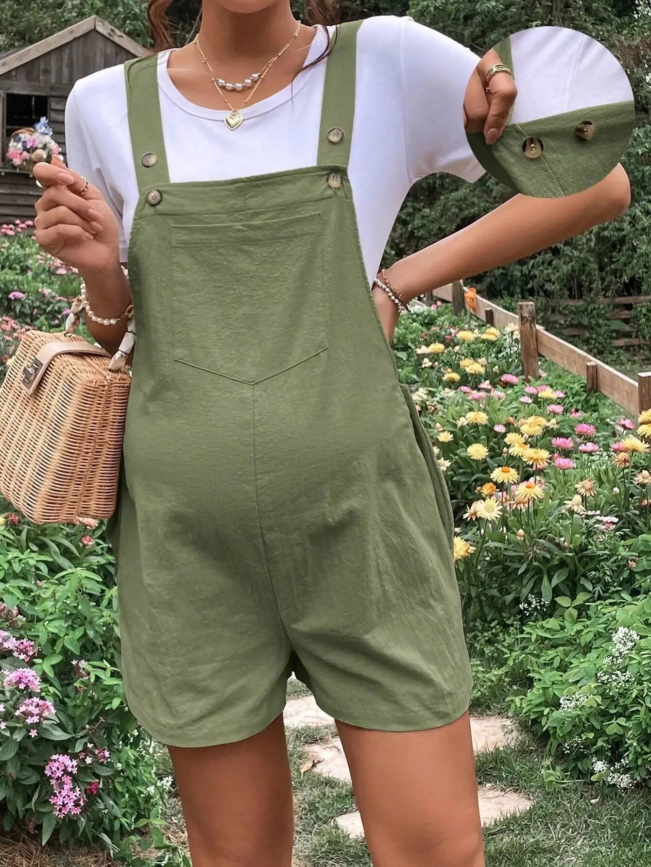 Chic Plus Size Maternity Jumpsuit for Summer Bliss ATHLEXES