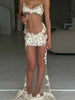 Sheer Elegance Floral Mesh Maxi Dress ATHLEXES