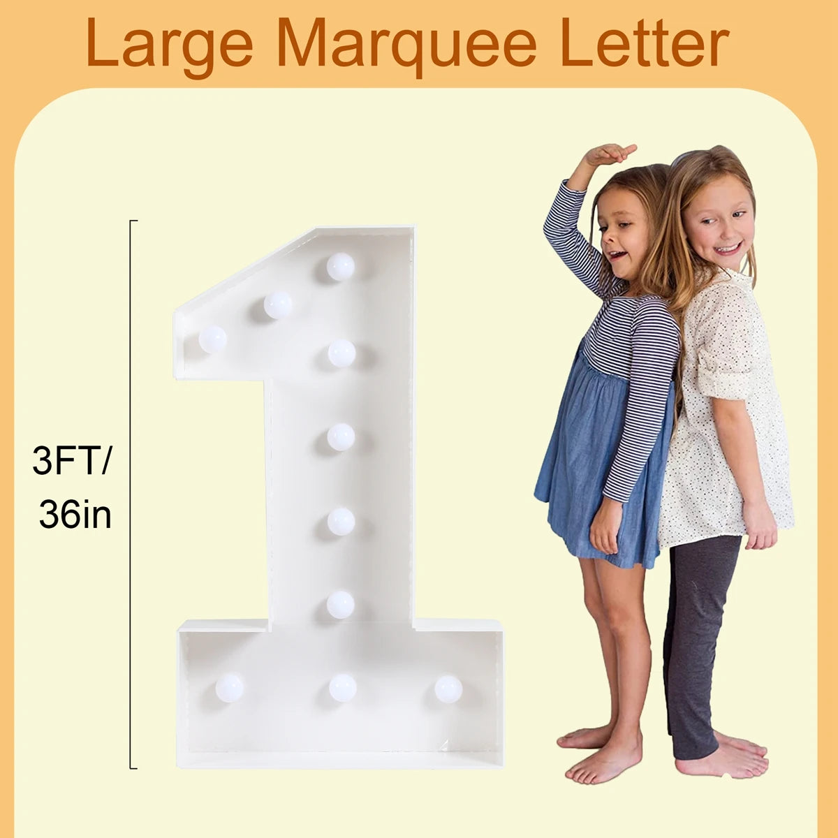 Illuminated Milestone Number Ornaments for Celebrations ATHLEXES