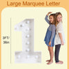 Illuminated Milestone Number Ornaments for Celebrations ATHLEXES