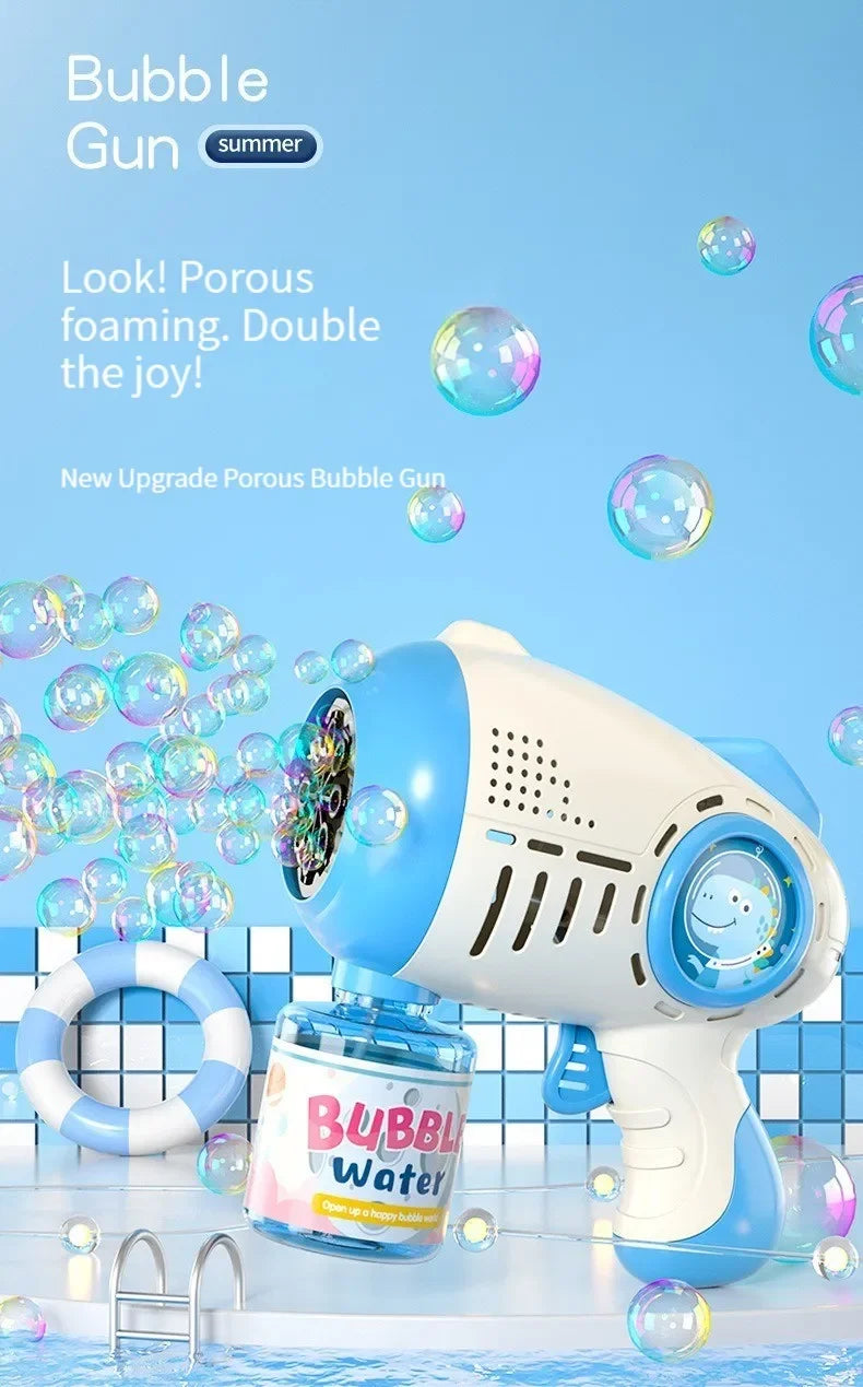 DinoBubbles Automatic Bubble Gun Machine ATHLEXES
