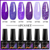NailArt Pro 6pc UV Gel Polish Kit for Manicure ATHLEXES