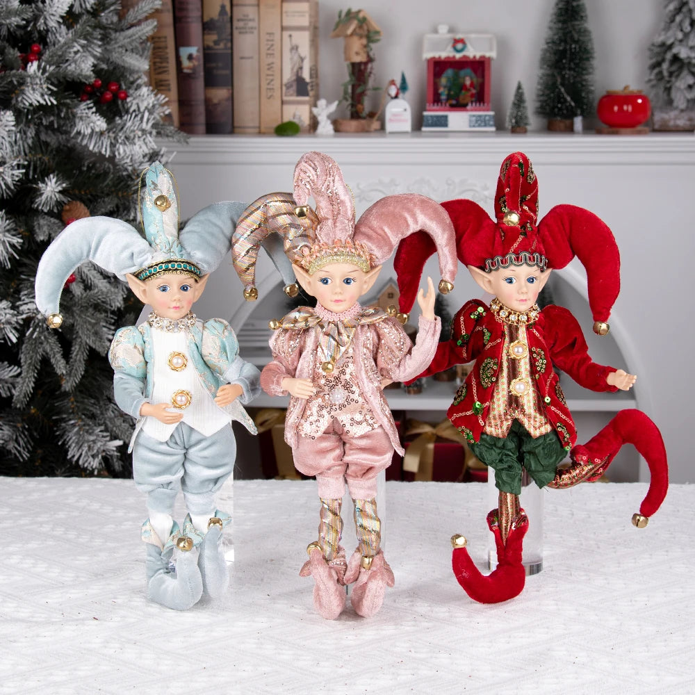 Festive Elf Plush Doll: Christmas Tree Ornament Gift ATHLEXES