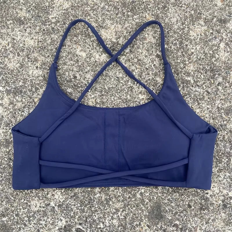FitGlam Cross Back Sports Bra ATHLEXES