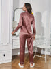 Solid Long Sleeve Pajama Set ATHLEXES
