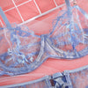 Luxe Floral Embroidery Lingerie Set ATHLEXES