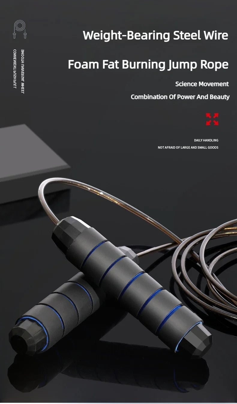 Adjustable Steel Wire Jump Rope for Fitness Training ATHLEXES