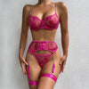 Luxe Floral Embroidery Lingerie Set ATHLEXES