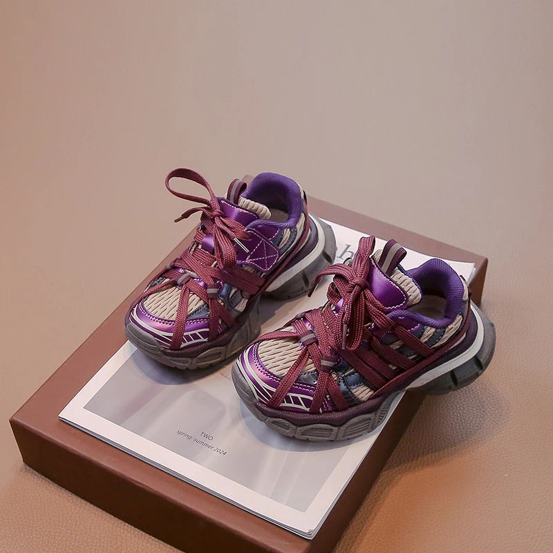 Chunky Kids' Basketball Sneakers 2024 - Breathable Style ATHLEXES