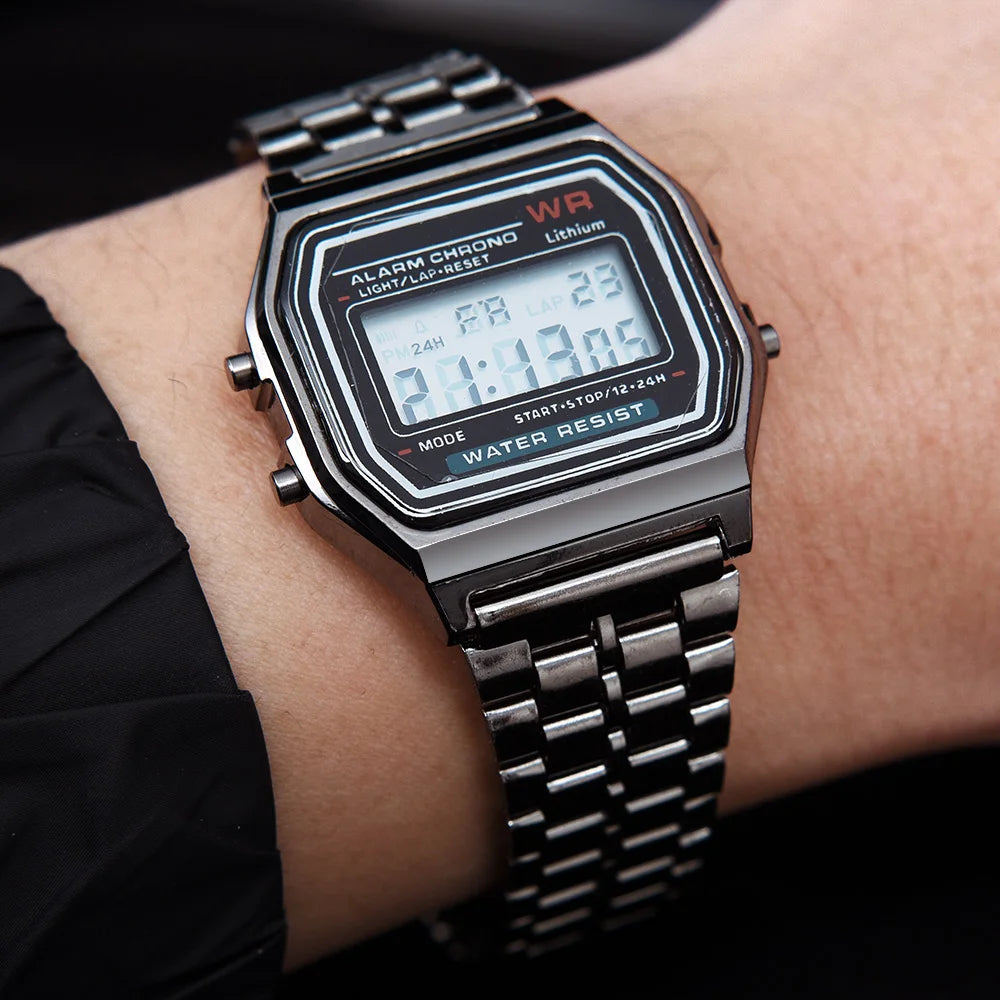 Retro Luxe LED Digital Military Watch ATHLEXES