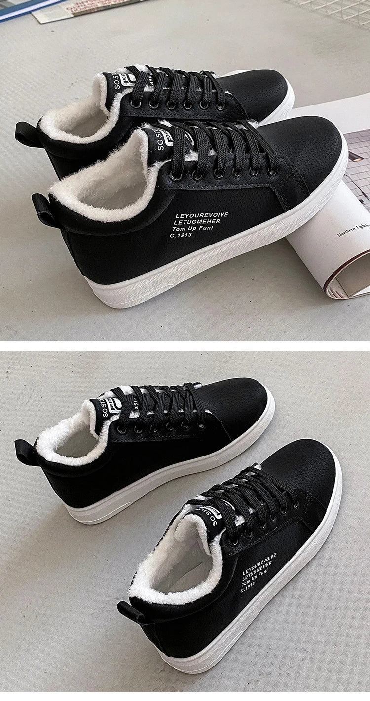 Women’s PU Leather Snow Boots ATHLEXES