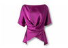 Satin Elegance Summer Short Sleeve Top ATHLEXES