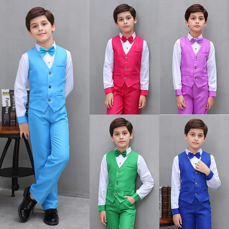 Chic Boys Formal Vest Suit Set for Special Occasions ATHLEXES