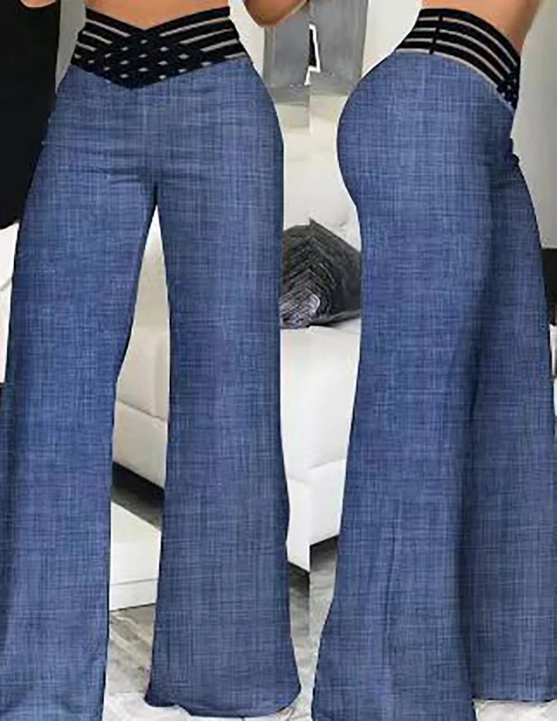 ChicCrisscross Wide Leg Office Pants ATHLEXES