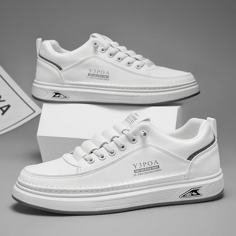 BreatheEasy Leather Casual Sneakers for Men ATHLEXES