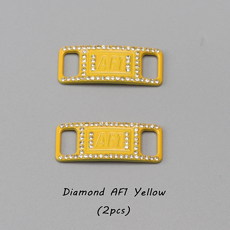 Diamond Luxury AF1 Shoelace Charms with Metal Buckle ATHLEXES