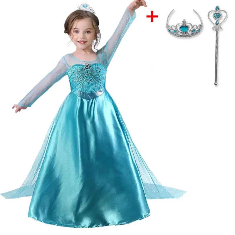 Elsa Enchantment Dress for Girls 3-10 Yrs ATHLEXES
