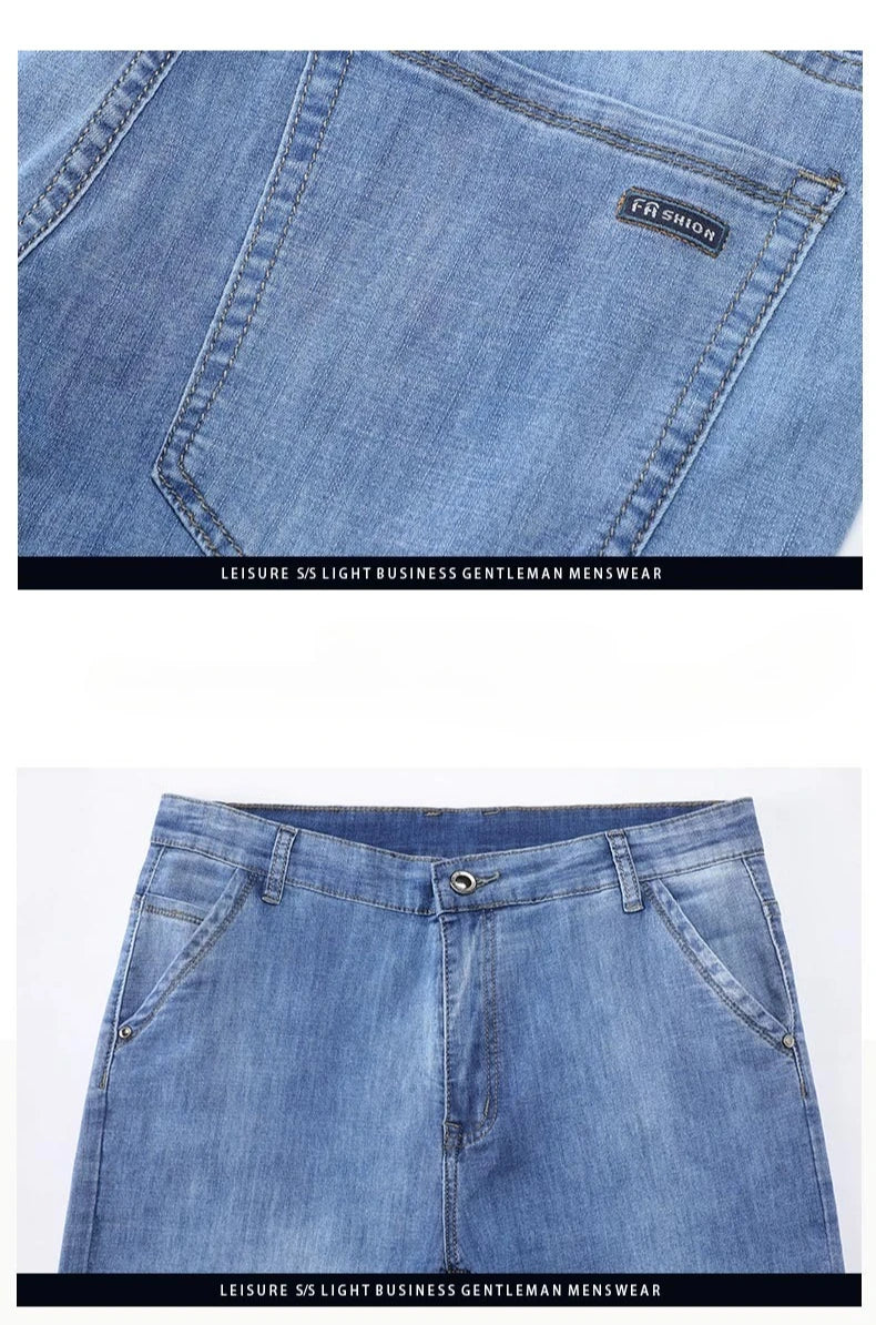SummerStyle Men's Straight Denim Jeans ATHLEXES