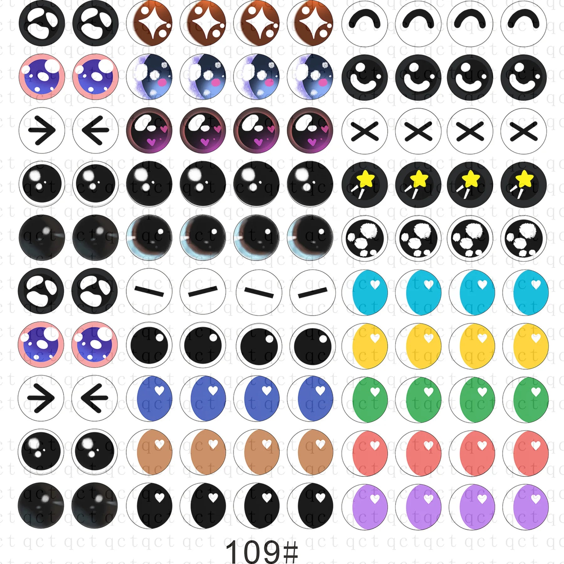 Dazzling Dragon Cat Eye Glass Cabochons - 50Pcs Set ATHLEXES