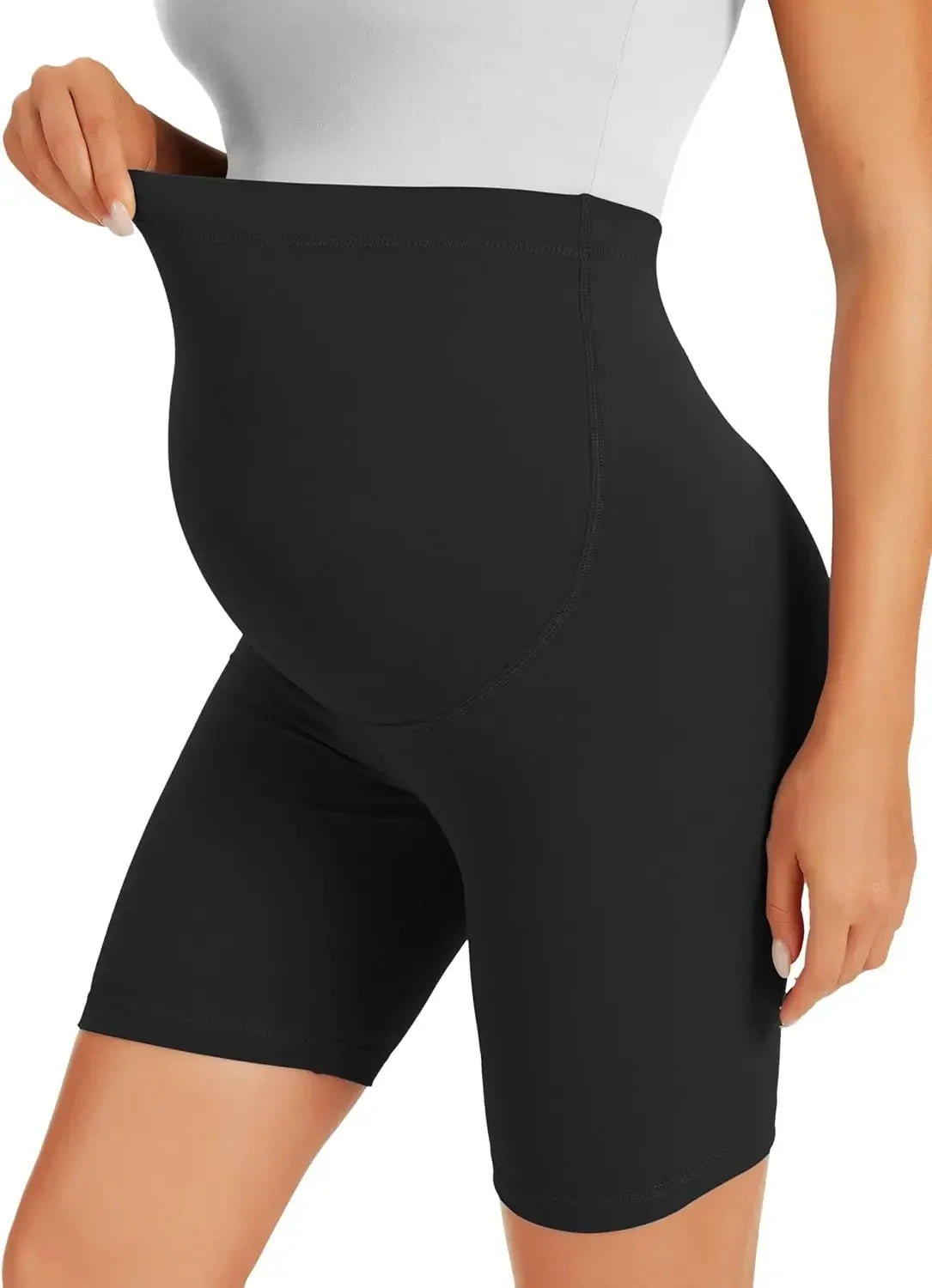 Maternity SlimFit Shark Skin Yoga Shorts ATHLEXES