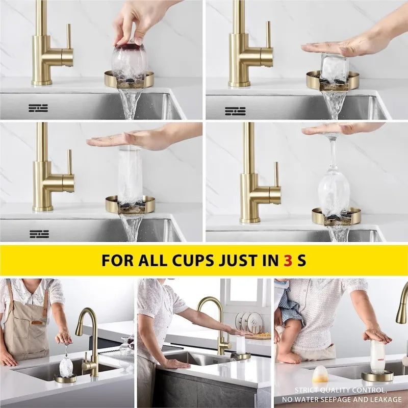 EcoClean Stainless Steel Cup Rinser ATHLEXES