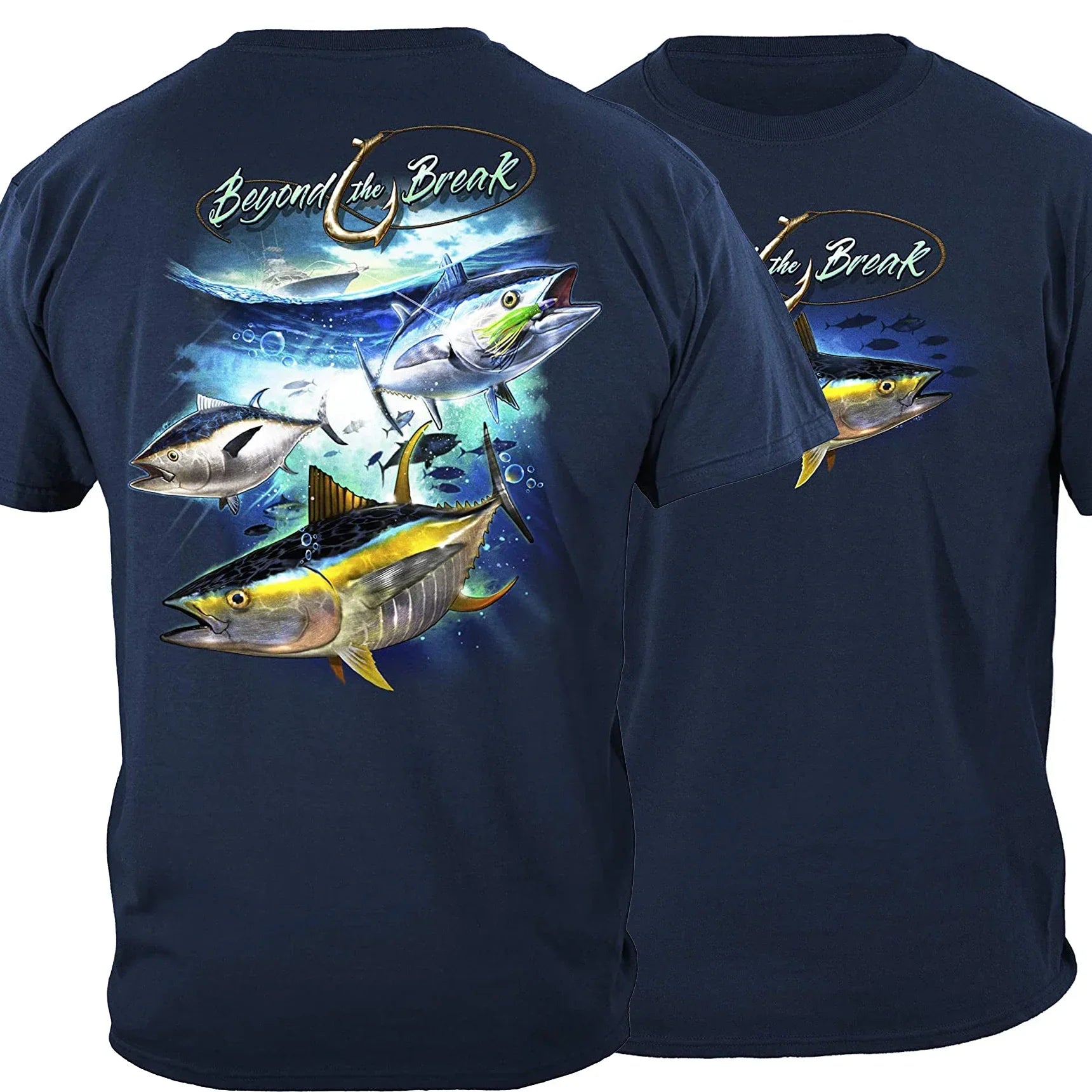 Tuna Time Men's Fishing Comfort Tee ATHLEXES