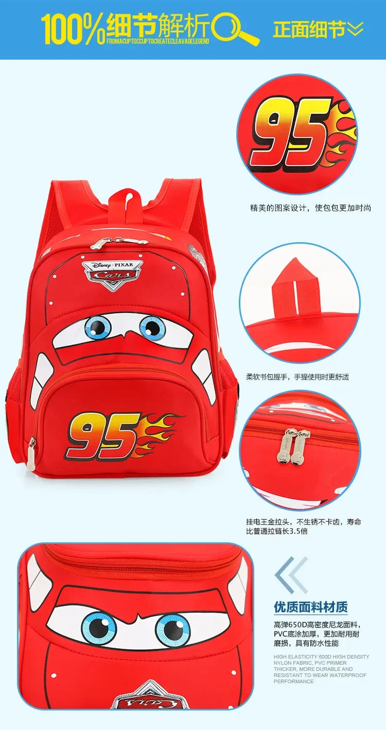 HeroCross 3D Cartoon Car Backpack for Kids ATHLEXES