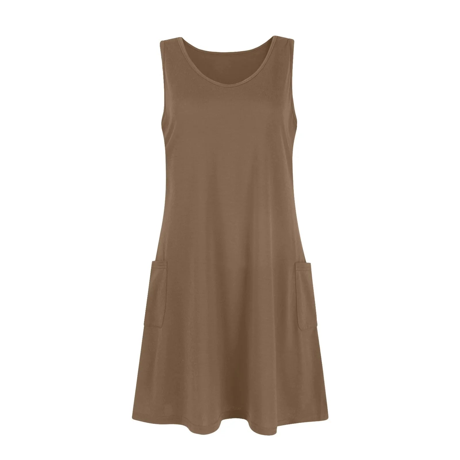Summer Breeze Plus Size Pocket T-Shirt Dress ATHLEXES