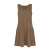 Summer Breeze Plus Size Pocket T-Shirt Dress ATHLEXES