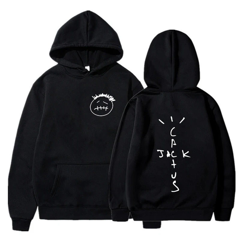 Cactus Jack Hip Hop Oversized Unisex Hoodie ATHLEXES