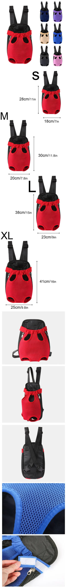 Pet Dog Carrier Backpack Portable Travel Outdoor Travel Products Adjustable Cat Dog Carrier Bag Pet Double Shoulder Backpack ATHLEXES