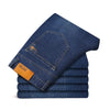 Classic Fit Plus Size Men's Denim Trousers ATHLEXES