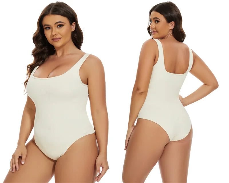 GUUDIA Ribbed Tummy Control Shaping Jumpsuit ATHLEXES