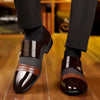 Classic Black Pointed Toe Leather Loafers for Men ATHLEXES