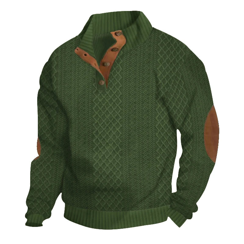 Euro Code Casual Jacquard Knitted Sweater ATHLEXES