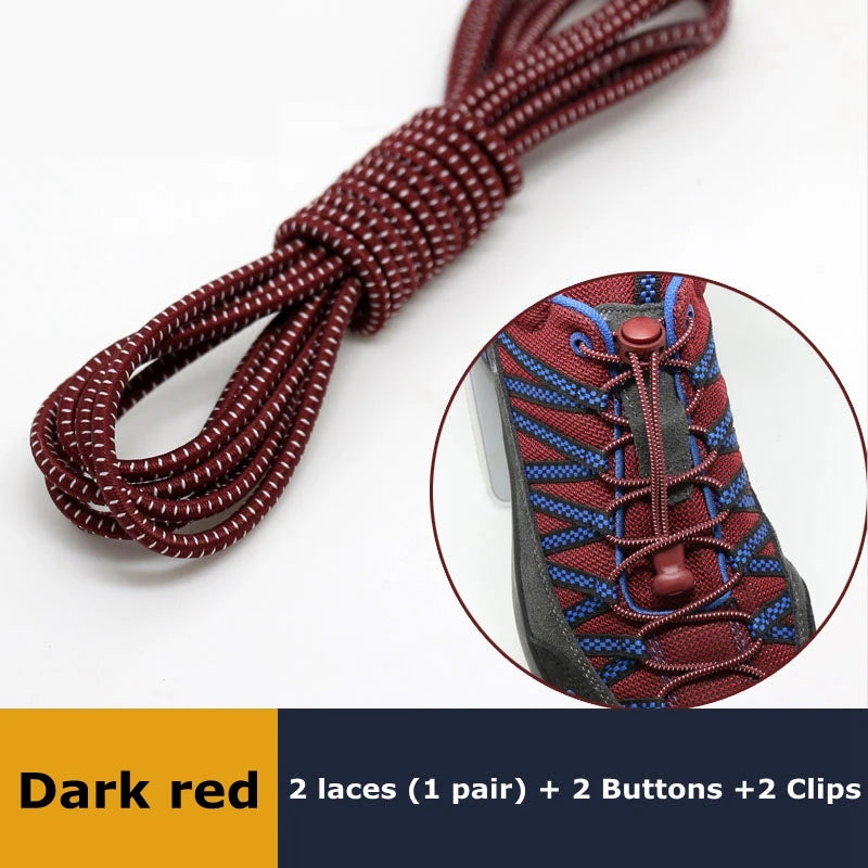 LazyLace No Tie Elastic Shoelaces - 1 Pair Stretch Fit ATHLEXES