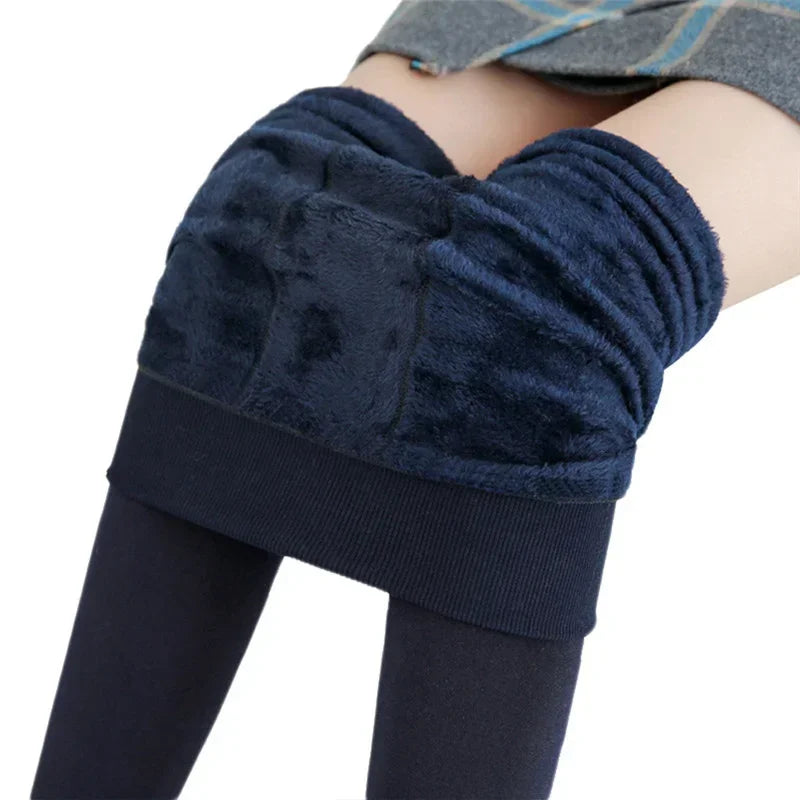 Velvet Luxe High Waist Winter Leggings for Women ATHLEXES