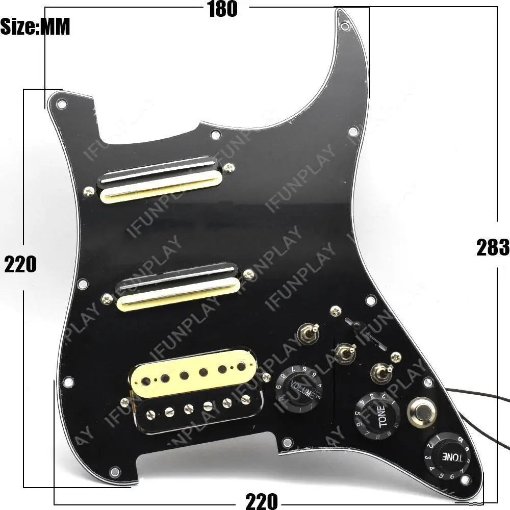 SSH Loaded Pickguard with Silence Switch for ST Guitar ATHLEXES
